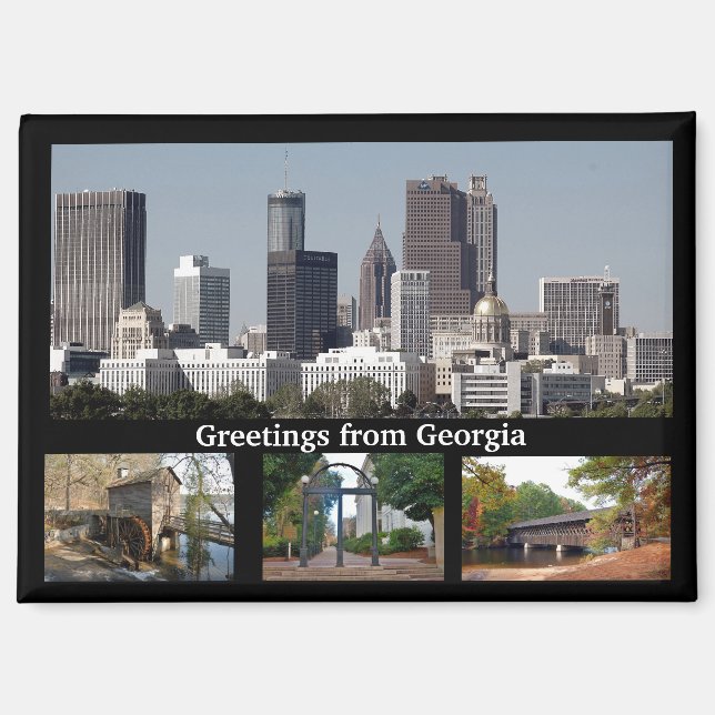 Greetings from Georgia Magnet (Front)