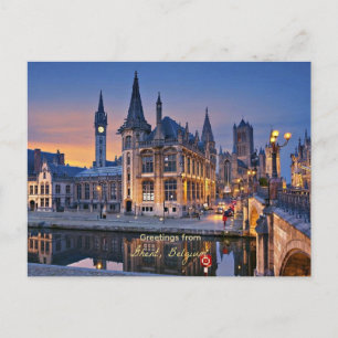 Greetings from Ghent, Belgium, Postcard
