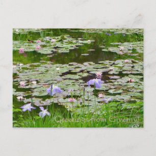 Greetings from Giverny! Postcard
