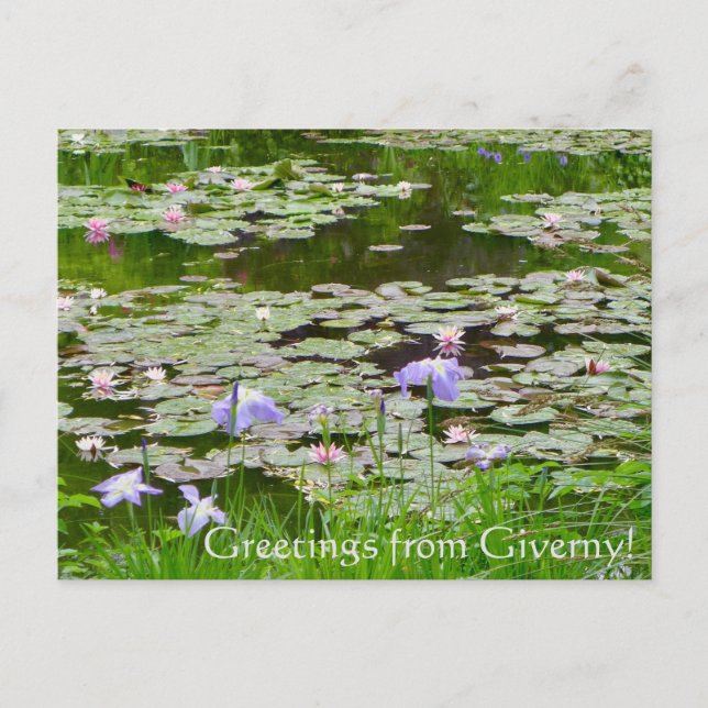 Greetings from Giverny! Postcard (Front)