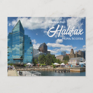 Greetings from Halifax Nova Scotia Postcard Canada