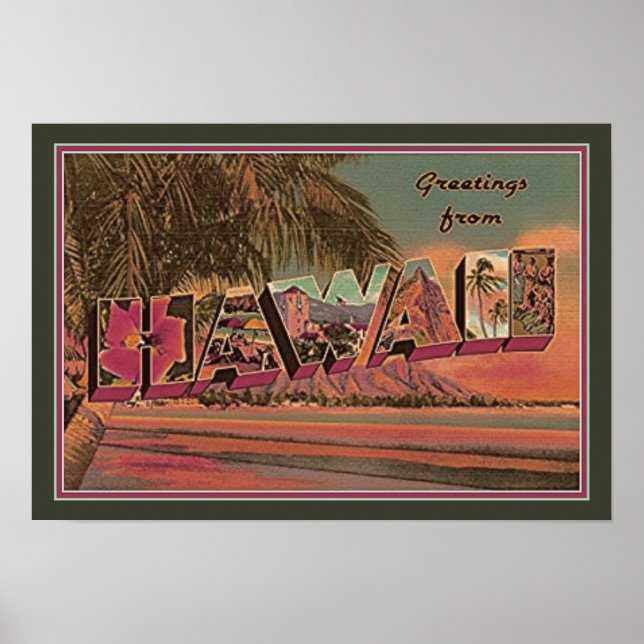 Greetings From Hawaii Poster (Front)