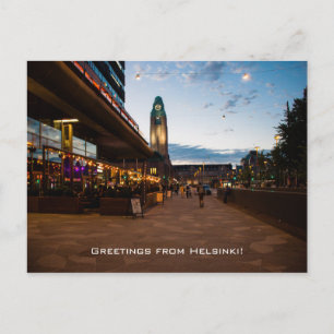 Greetings from Helsinki Postcard