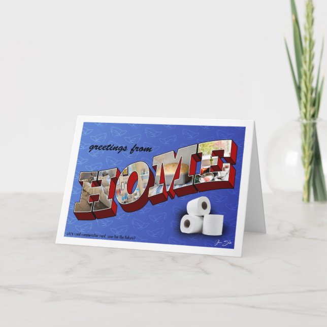 Greetings From Home Note Card (Front)