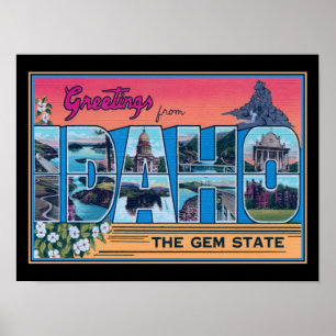 Greetings from Idaho Poster