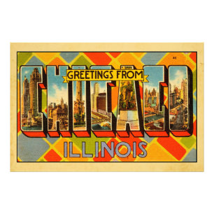 Greetings from Illinois Photo Print