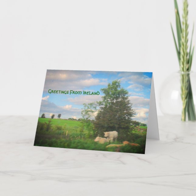 Greetings From Ireland Card (Front)