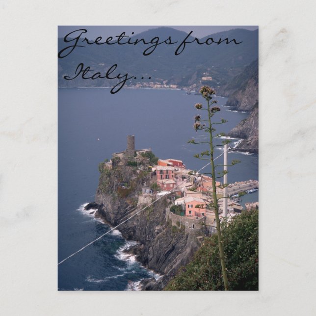 Greetings from Italy... Postcard (Front)