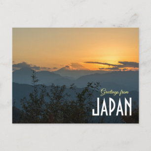 Greetings from Japan Mt. Fiji Postcard