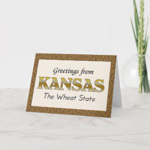 Greetings from Kansas Card