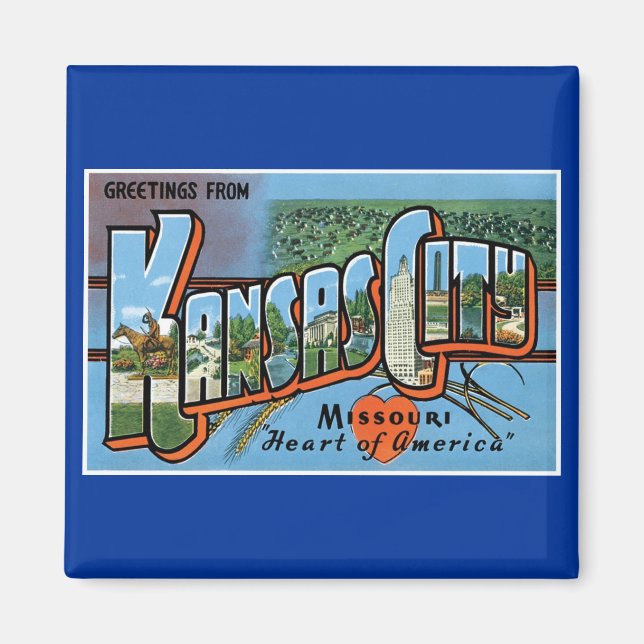 Greetings from Kansas City! Magnet (Front)