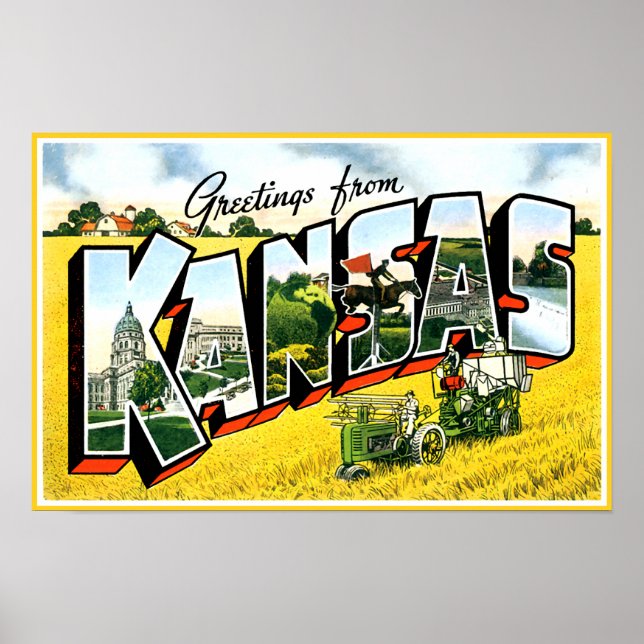 Greetings from Kansas Poster (Front)