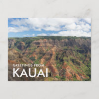 Greetings from Kauai Waimea Canyon