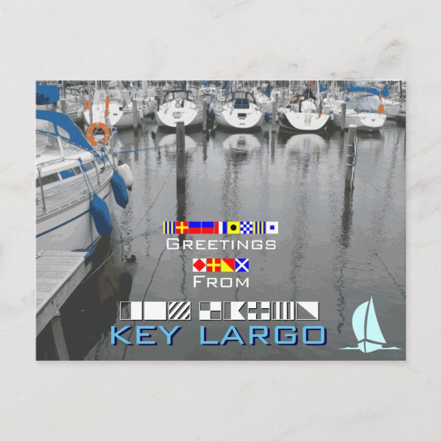 Greetings from Key Largo Postcard (Front)