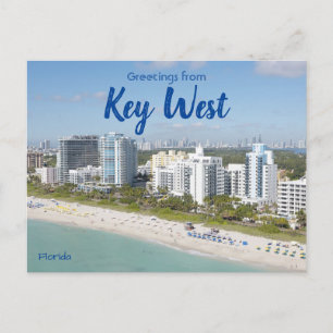 Greetings from Key West Florida Postcard