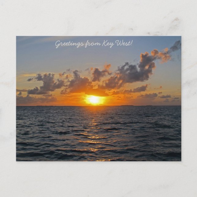 Greetings from Key West postcard (Front)