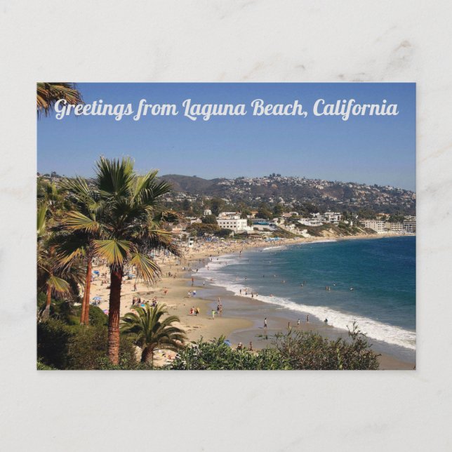 Greetings From Laguna Beach, California Postcard (Front)