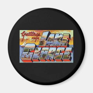 Greetings from Lake George New York Magnet
