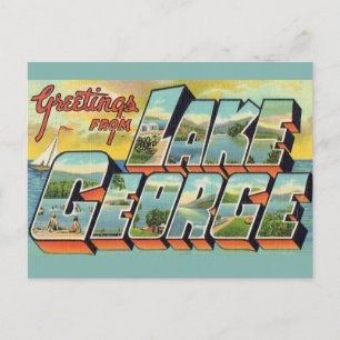 Greetings from Lake George  Postcard