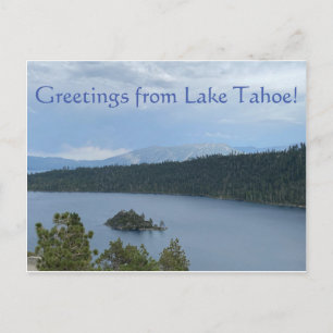 Greetings from Lake Tahoe! Postcard