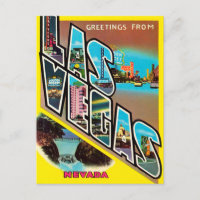 Greetings from Las Vegas, Nevada Vintage Travel