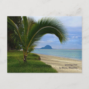 Greetings from Le Morne, Mauritius Postcard