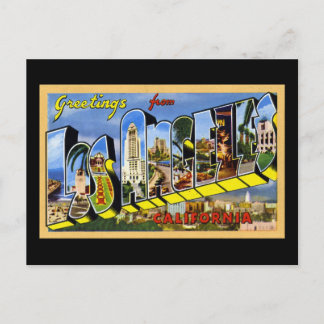Greetings from Los Angeles California Postcard