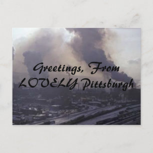 Greetings, From LOVELY Pittsburgh Postcard