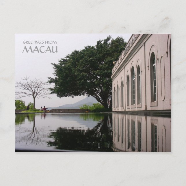 GREETINGS FROM MACAU POSTCARD (Front)