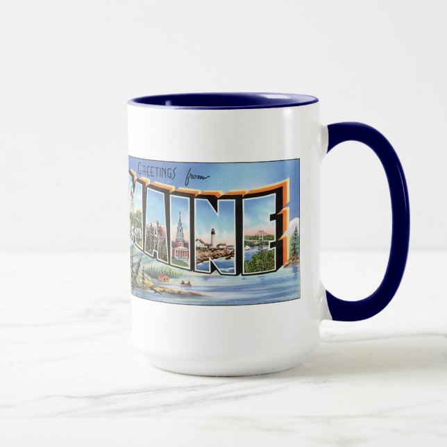 Greetings From Maine Mug (Right)