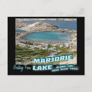 Greetings From Marjorie Lake Postcard