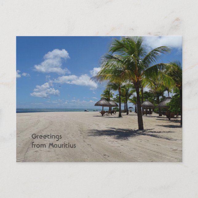 Greetings from Mauritius Postcard (Front)