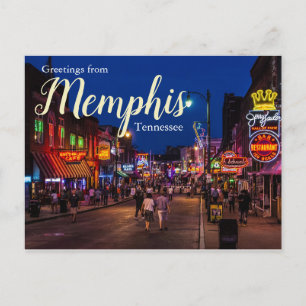 Greetings from Memphis Tennessee Postcard