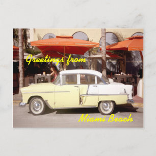 Greetings from Miami Beach Postcard