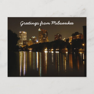 Greetings from Milwaukee Postcard