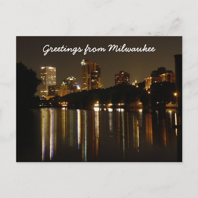 Greetings from Milwaukee Postcard (Front)
