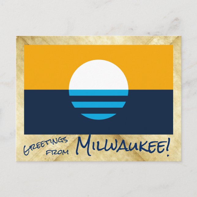Greetings from Milwaukee Postcard (Front)