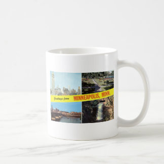 Greetings from Minneapolis 1950s Coffee Mug