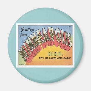 Greetings From Minneapolis Magnet