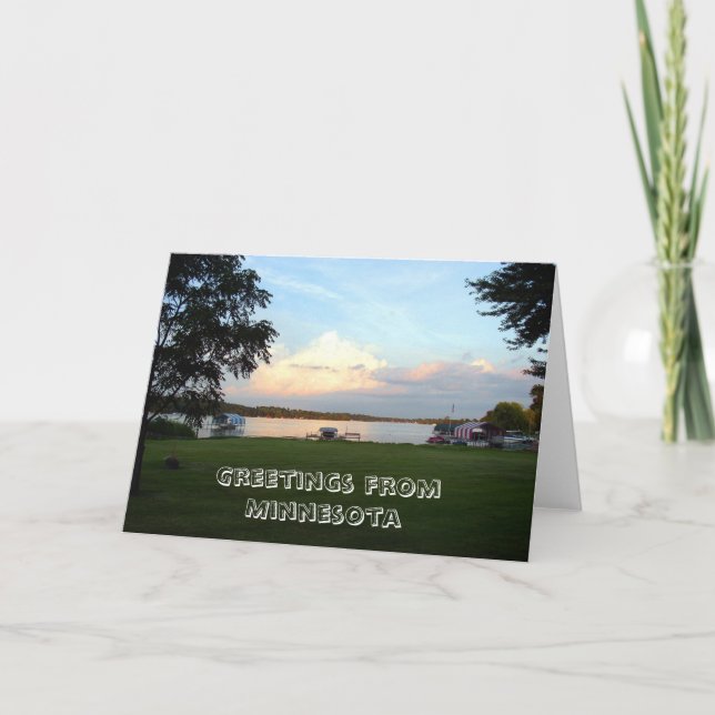 Greetings from Minnesota Card (Front)
