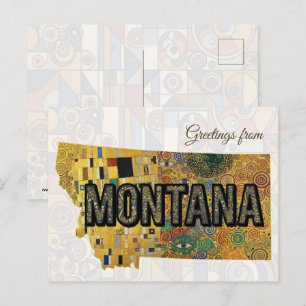 Greetings from Montana Postcard