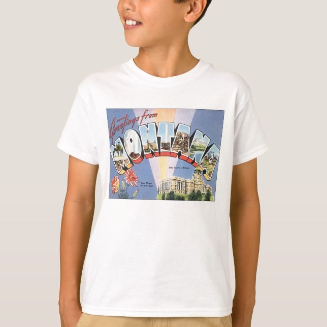 Greetings From Montana T-Shirt (Front)