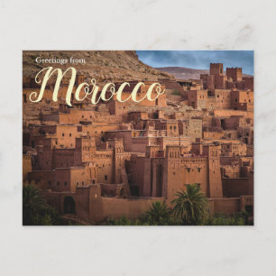Greetings from Morocco Postcard