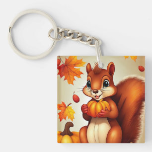 Greetings From Mr. Squirrel Keychain