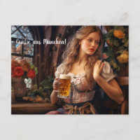 Greetings from Munich! beer tent. beer