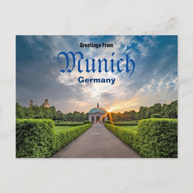 Greetings from Munich Germany Postcard   (Front)