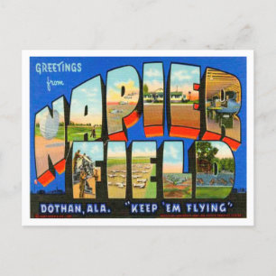 Greetings from Napierfield, Dothan, Alabama Travel Postcard