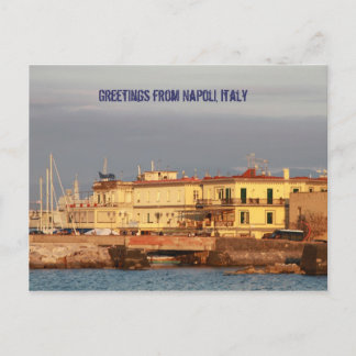 Greetings from Napoli, Italy Postcard