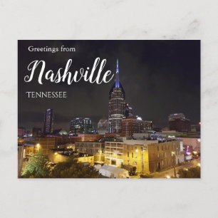 Greetings from Nashville Tennessee Postcard
