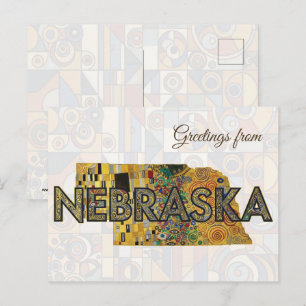 Greetings from Nebraska Postcard
